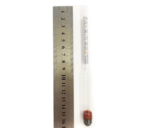 17cm Kısa Form Alkol-Metre Dansimetre 0-100 Derece Alkol Oranı