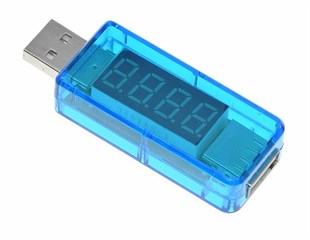 Led Göstergeli USB Voltmetre Ampermetre Volt Amper Gerilim Ölçer